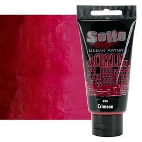 SoHo Urban Artist Acrylic Crimson 75ml Tube - (84245)