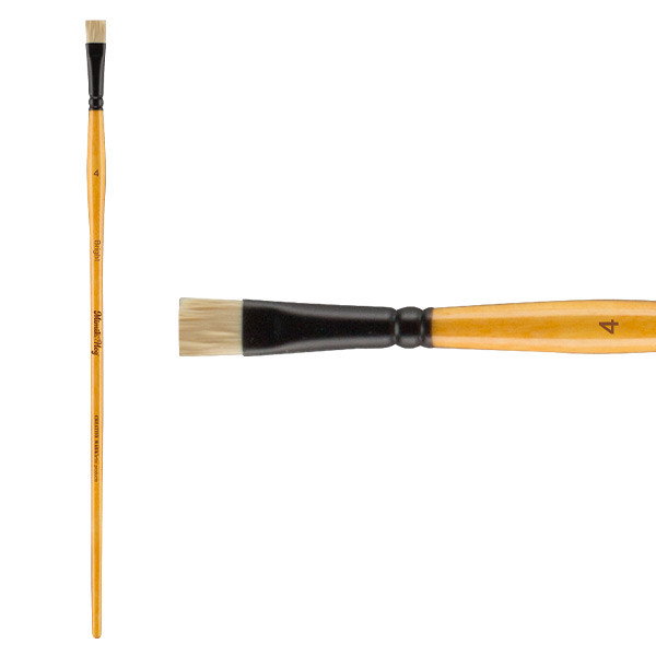 Mimik Hog Synthetic Bristle Brush Bright Size 4 - (88949)