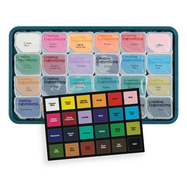 Creative Inspirations Jelly Gouache (24) Set of 30mL Colors Creative Inspirations Jelly Gouache (24) Set of 30mL Colors