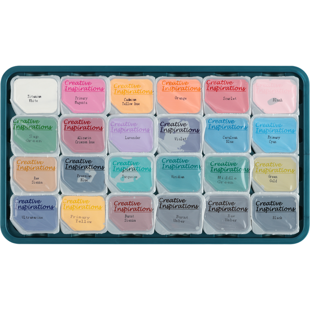 Creative Inspirations Jelly Gouache (24) Set of 30mL Colors Creative Inspirations Jelly Gouache (24) Set of 30mL Colors