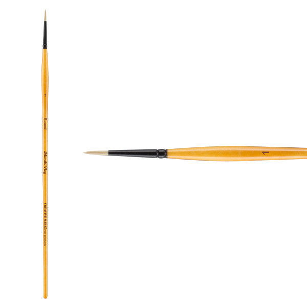 Mimik Hog Synthetic Bristle Brush Round Size 1 - (88936)