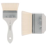 Mimik Synthetic Goat Hair Short Handle Mottler Brush 3 in. - (91514)