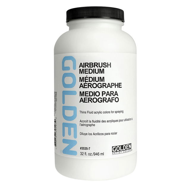 Golden Airbrush Medium 32 oz - (39583) Golden Airbrush Medium 32 oz - (39583)