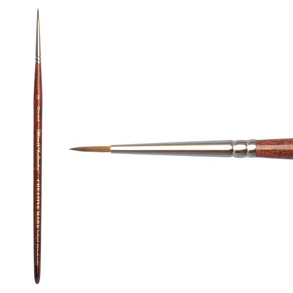 Mimik Synthetic Kolinsky Brush Round Size 0 - (88641)