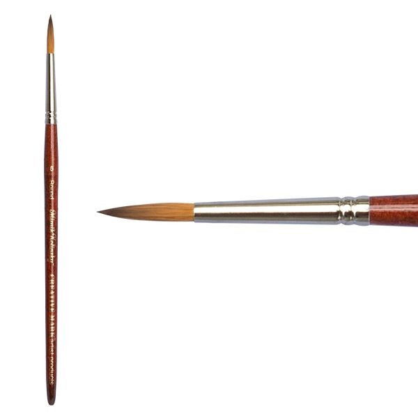 Mimik Synthetic Kolinsky Brush Round Size 6 - (88647)