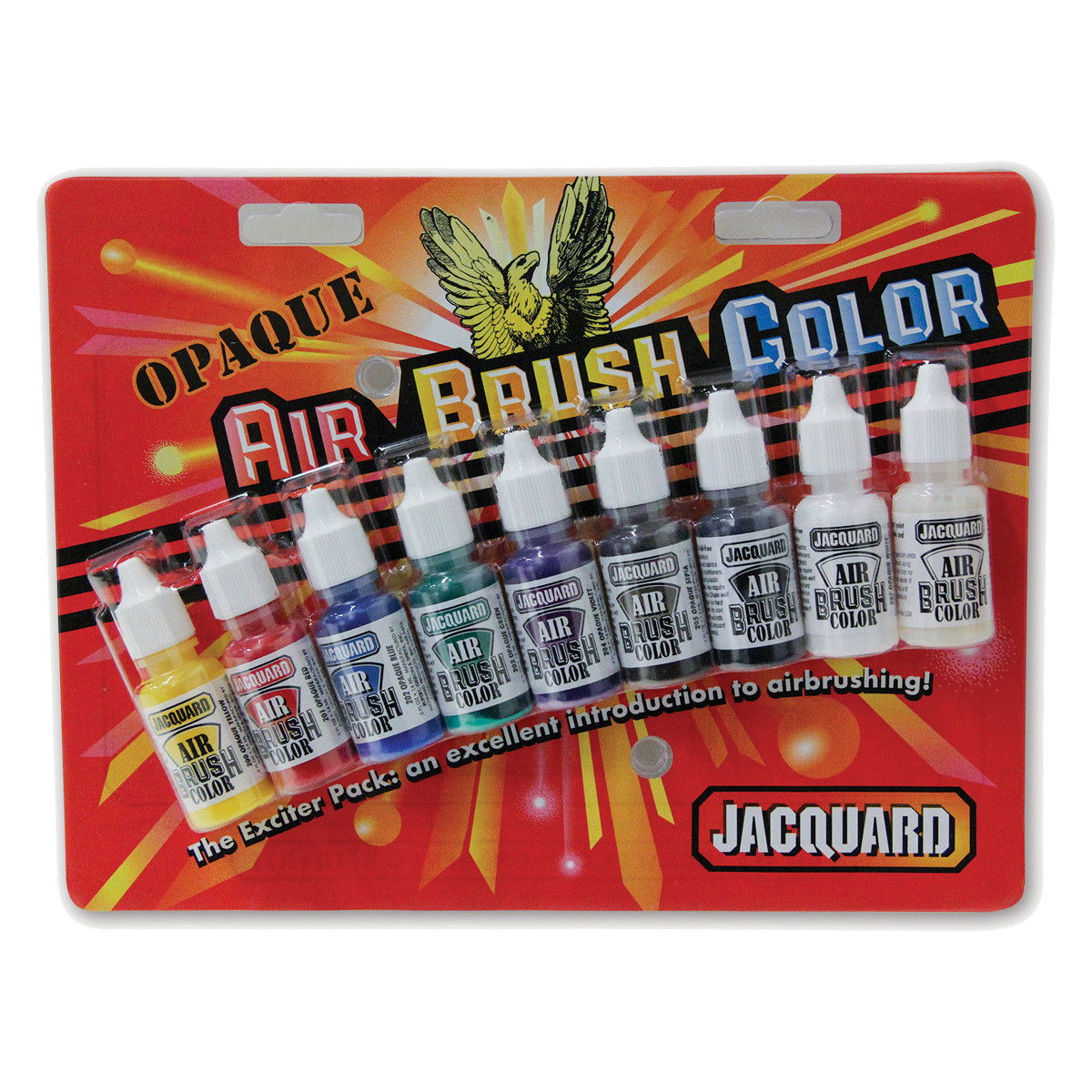 Jacquard Airbrush Paint Exciter Opaque Set 9 Pack