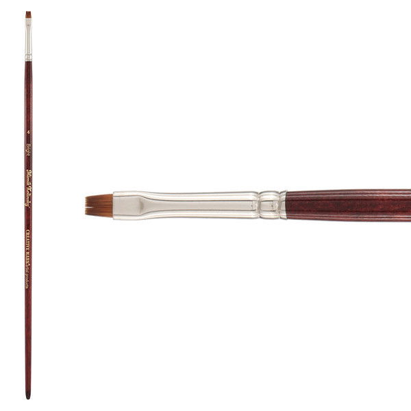 Mimik Synthetic Kolinsky Long Handle Bright Brush Size 4 - (89659)