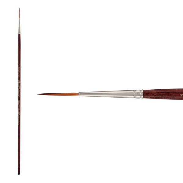 Mimik Synthetic Kolinsky Long Handle Brush Script Liner Size 1 - (89920)
