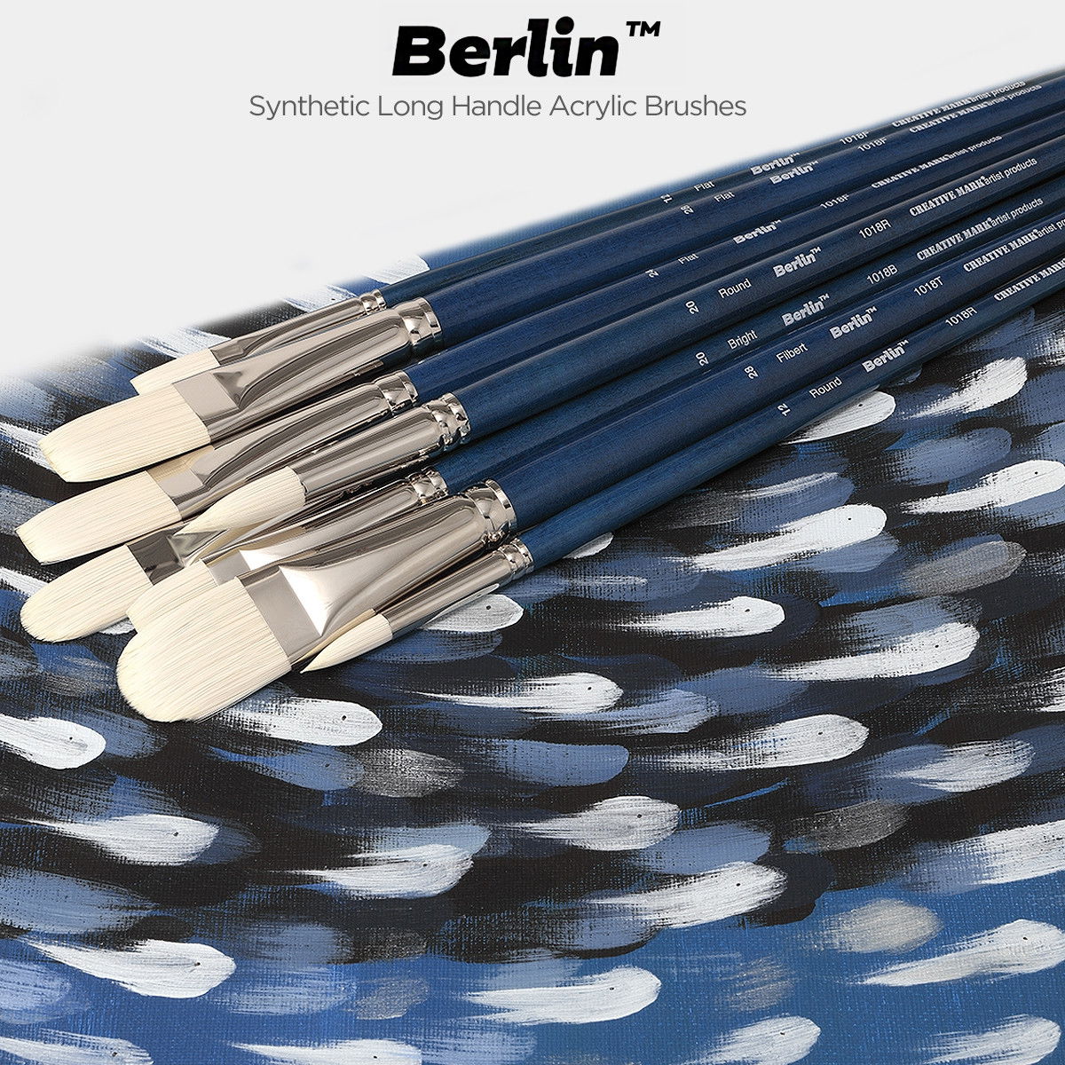 Berlin Synthetic Long Handle Brushes