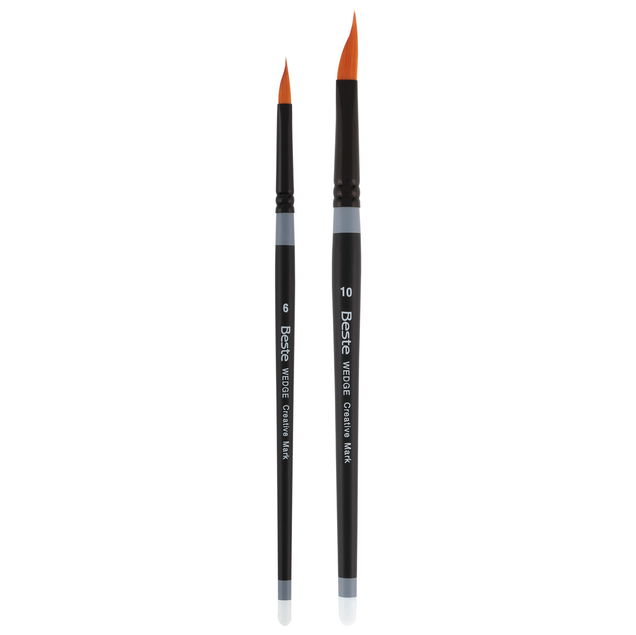 Beste Golden Taklon Short Handle Brushes Beste Golden Taklon Short Handle Brushes
