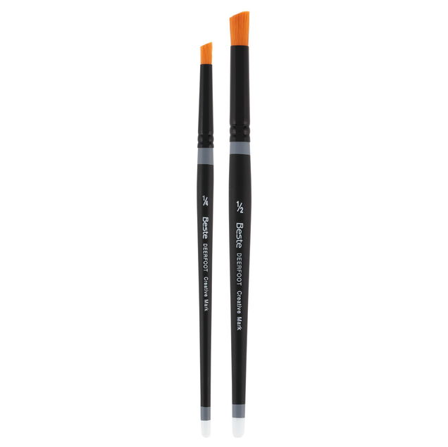 Beste Golden Taklon Short Handle Brushes Beste Golden Taklon Short Handle Brushes