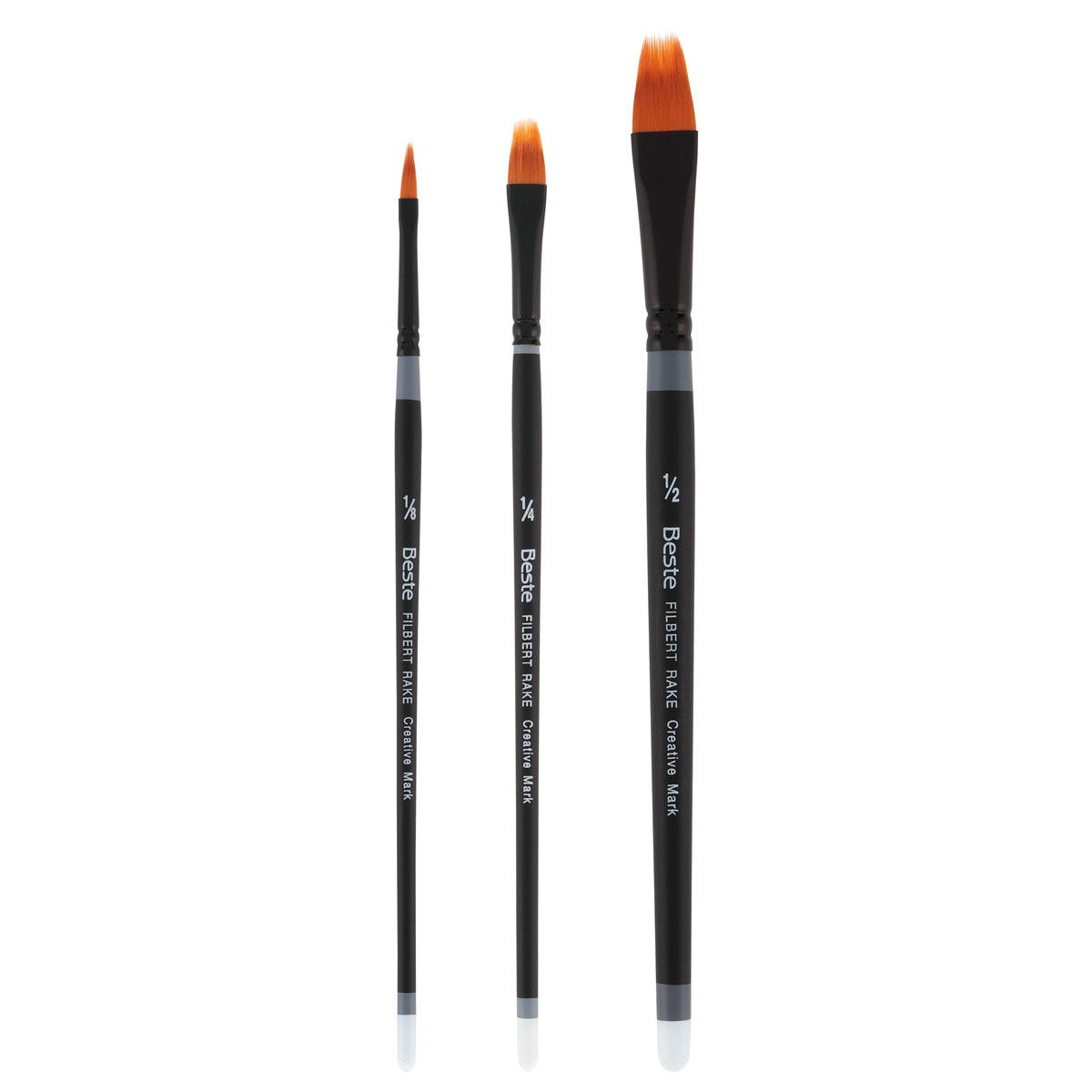 Beste Golden Taklon Short Handle Brushes