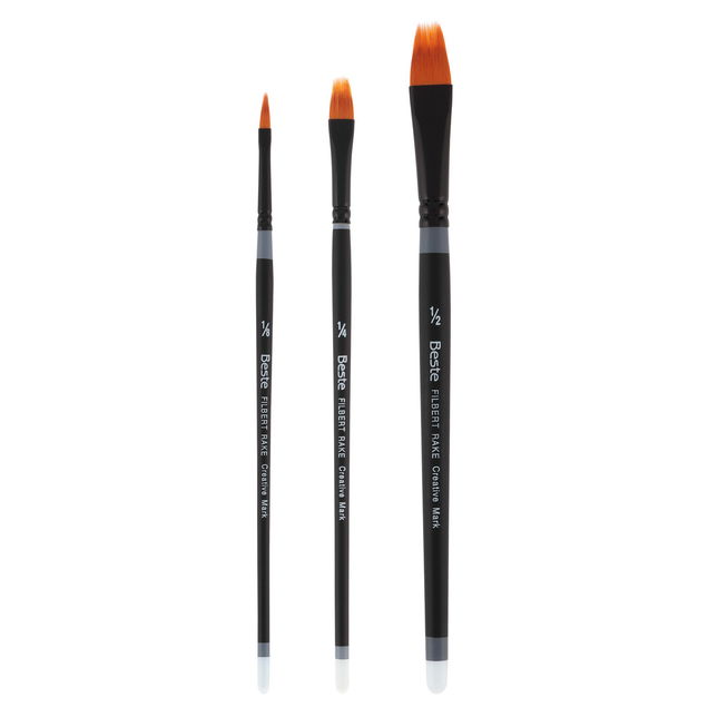Beste Golden Taklon Short Handle Brushes Beste Golden Taklon Short Handle Brushes