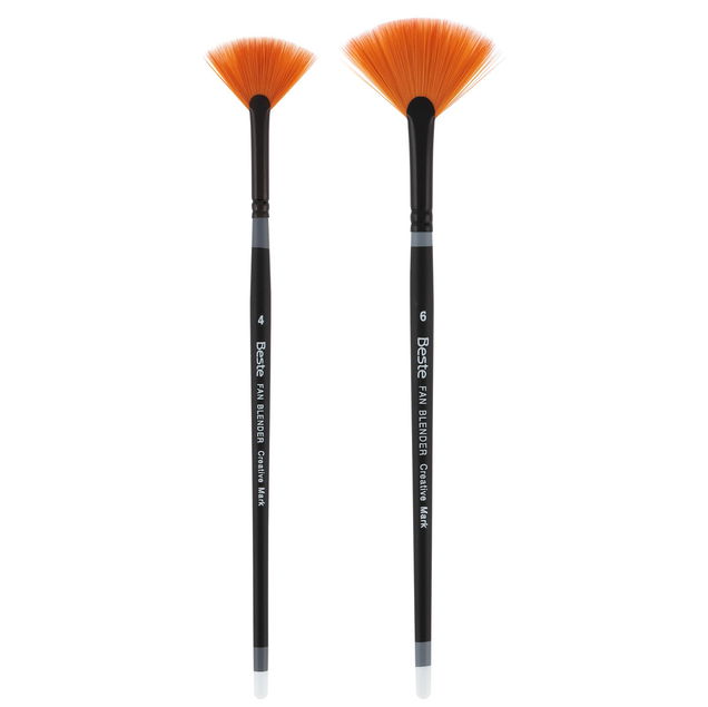 Beste Golden Taklon Short Handle Brushes Beste Golden Taklon Short Handle Brushes