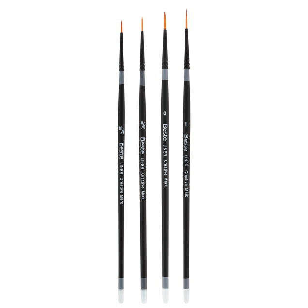 Beste Golden Taklon Short Handle Brushes Beste Golden Taklon Short Handle Brushes