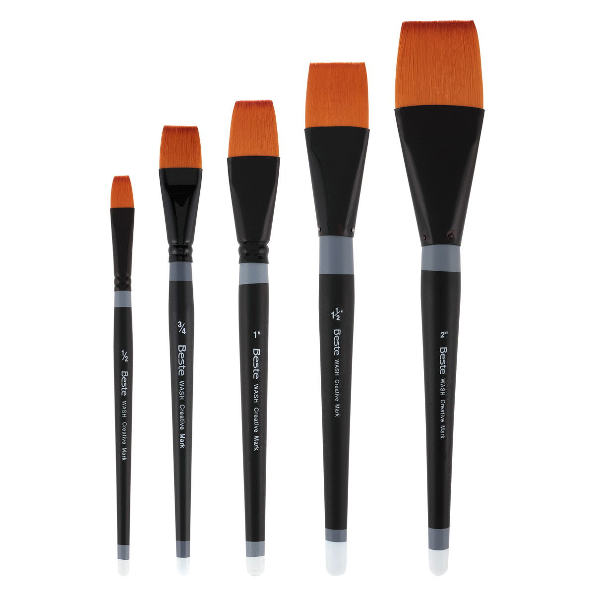 Beste Golden Taklon Short Handle Brushes