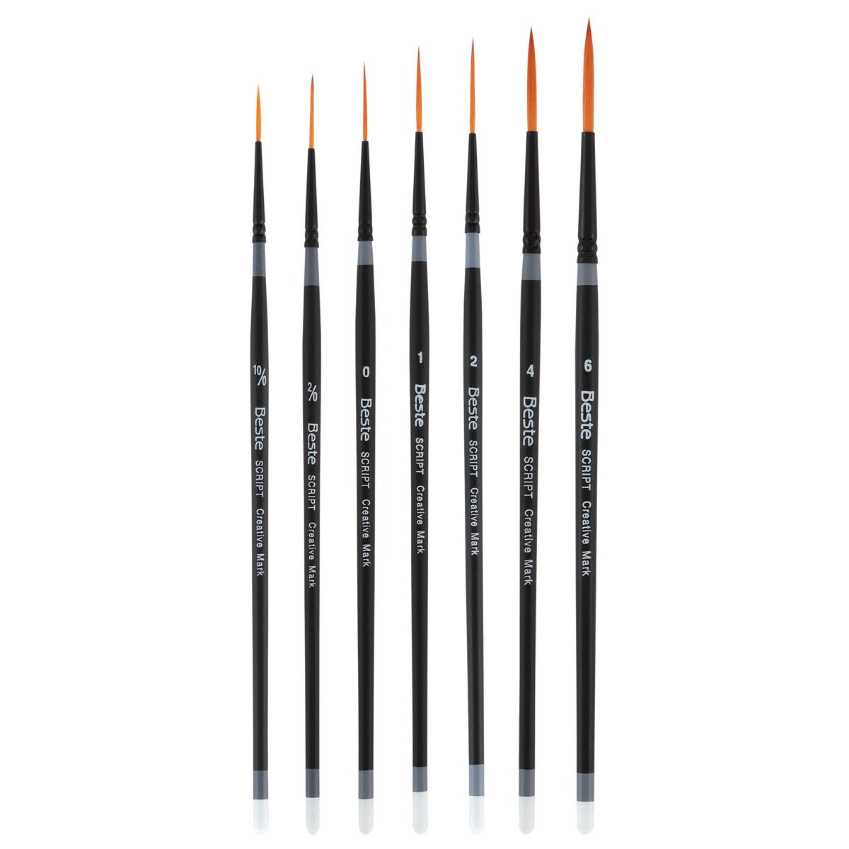 Beste Golden Taklon Short Handle Brushes