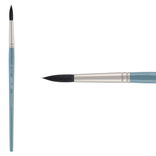 Mimik Synthetic Squirrel Short Handle Round Brush Size 8 - (87237) Mimik Synthetic Squirrel Short Handle Round Brush Size 8 - (87237)