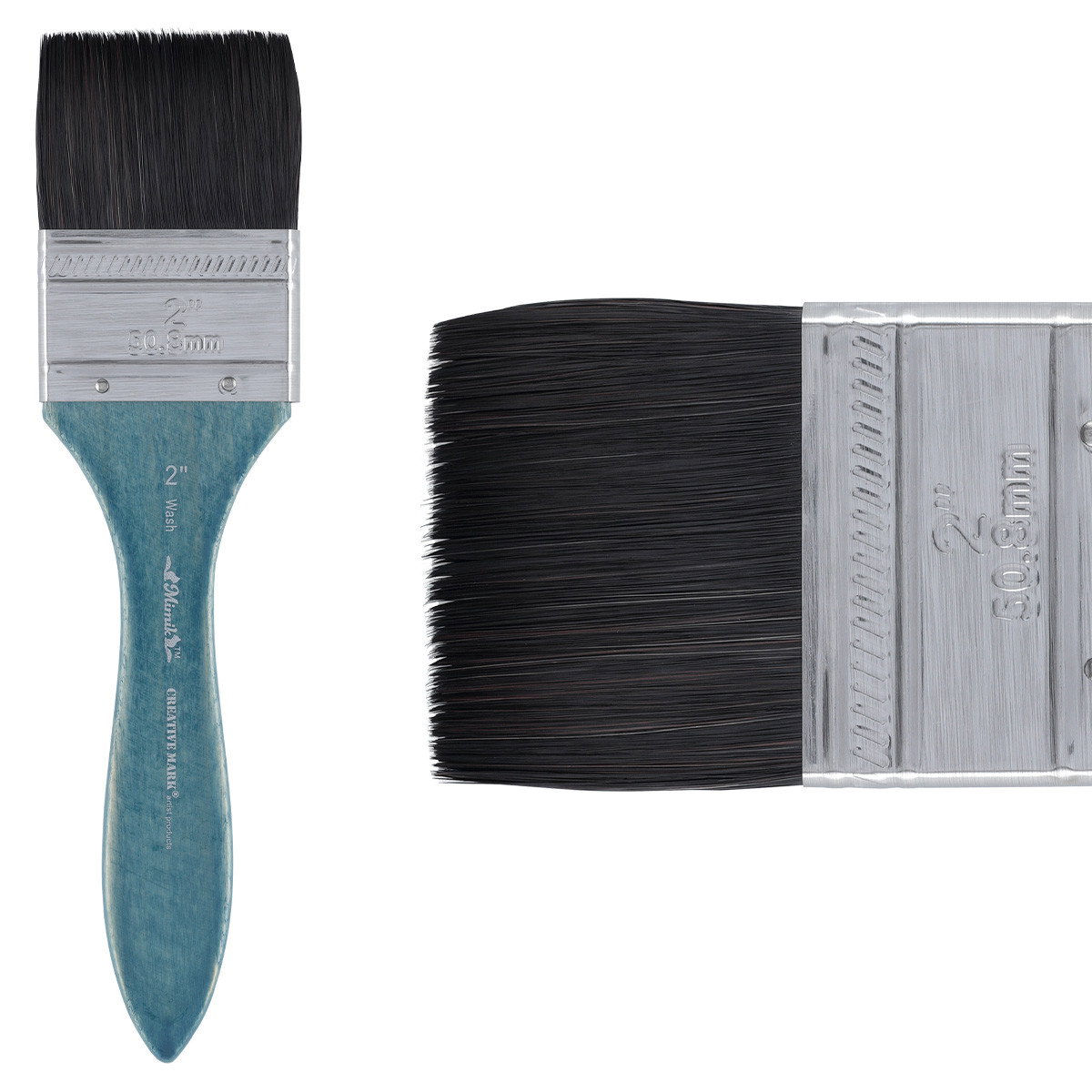 Mimik Synthetic Squirrel Short Handle Washmate Brush Washmate 2" - (87248)