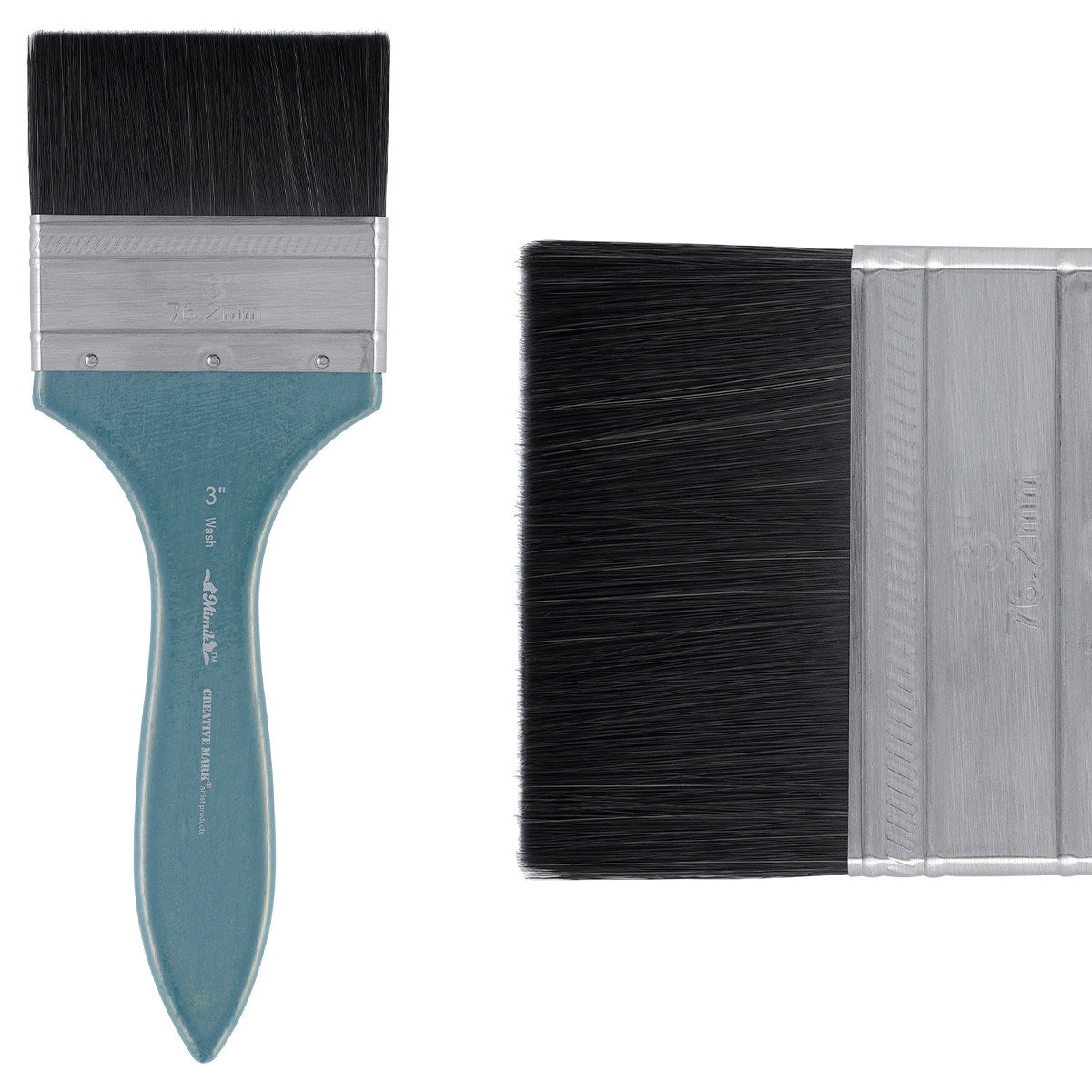Mimik Synthetic Squirrel Short Handle Washmate Brush 3" - (87249)
