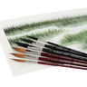 Black Knight Synthetic Short Handle Sword Liner Brushes Black Knight Synthetic Short Handle Sword Liner Brushes