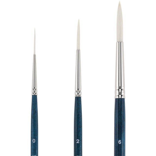 Berlin Synthetic Long Handle Brush Script Liner Set of 3 Berlin Synthetic Long Handle Brush Script Liner Set of 3