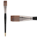 New York Central Oasis Short Handle Synthetic Brush 1" Flat - (91834) New York Central Oasis Short Handle Synthetic Brush 1" Flat - (91834)