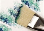 Creative Mark Aquarelle 800AF Angular Foliage Brush Size 1 in.