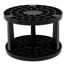 Creative Mark Black Multi-Bin Brush Crate Creative Mark Black Multi-Bin Brush Crate