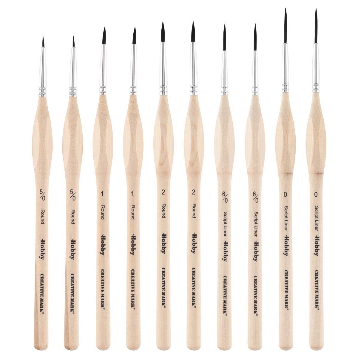 Creative Mark Disposable Hobby Brush Set of 10 - (91727)