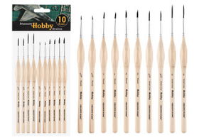 Creative Mark Disposable Hobby Brush Set of 10
