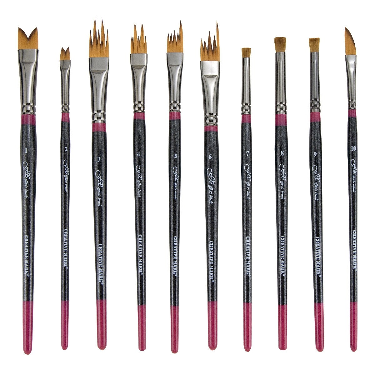 FX Effects Short Handled Brushes 10 Set