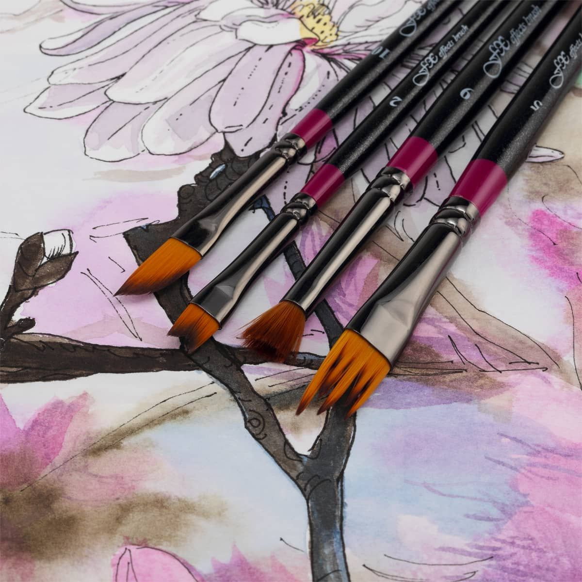 FX Effects Short Handled Brushes 10 Set