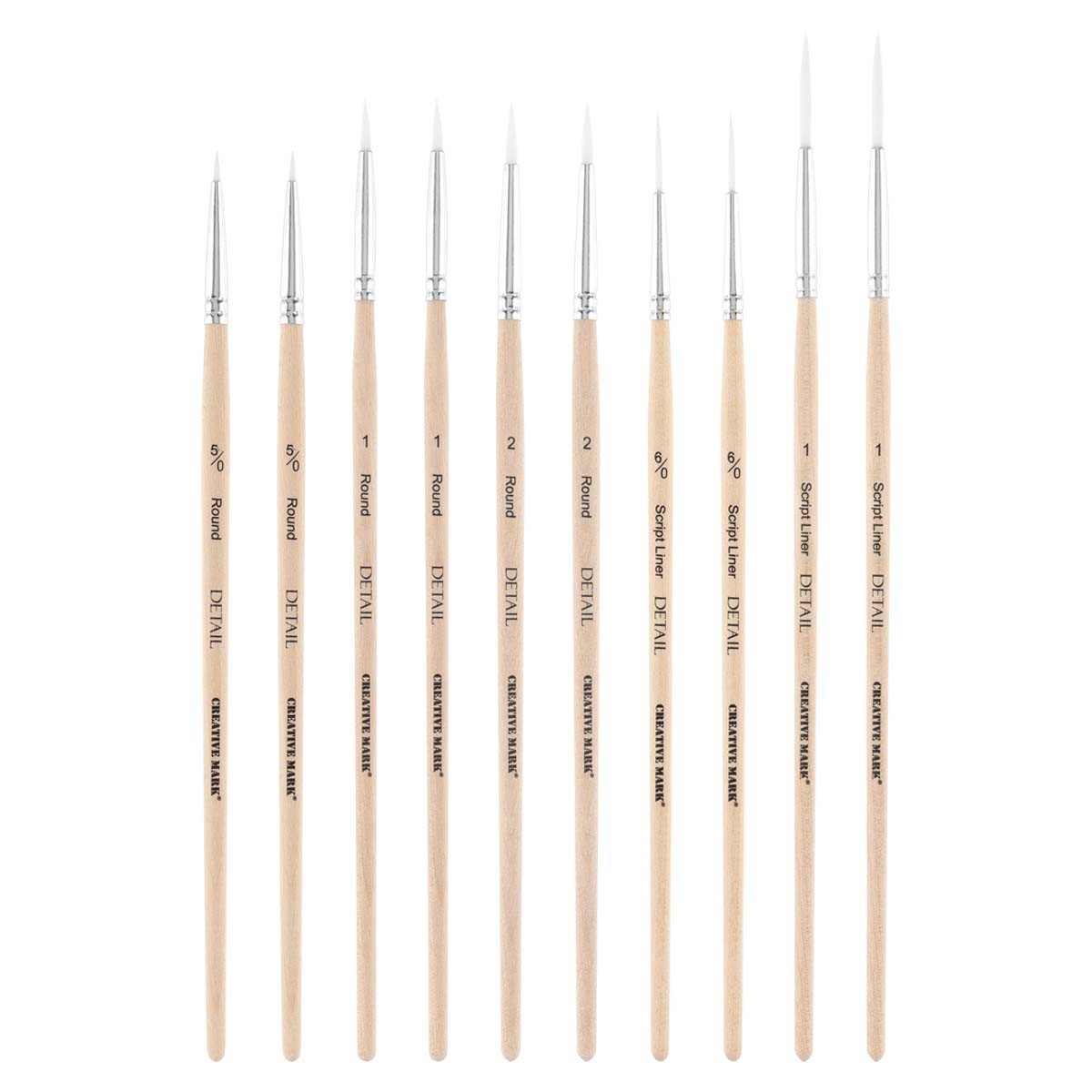 Creative Mark Disposable Detail Brush Set of 10 - (91728)