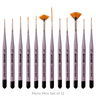 Creative Mark Micro Mini Golden Taklon Detail Brushes 12 Set Creative Mark Micro Mini Golden Taklon Detail Brushes 12 Set