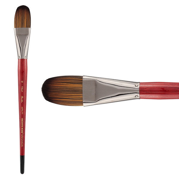 Staccato Series MPM-Ft Long Handle Brush Size 16 Filbert - (89778)