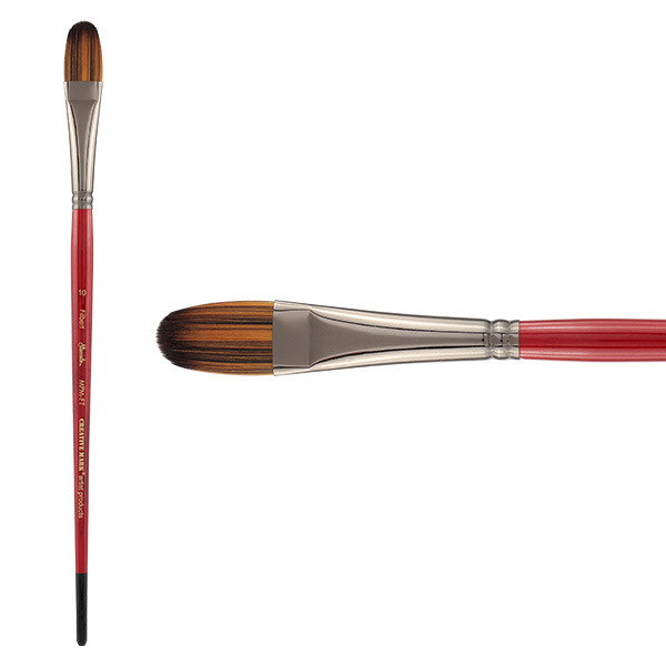 Staccato Series MPM-Ft Long Handle Brush Size 10 Filbert - (89776)