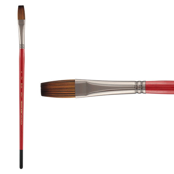 Staccato Series MPM-F Long Handle Brush Size 8 Flat - (89766)