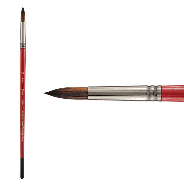 Staccato Series MPM-R Long Handle Brush Size 10 Round - (89749)