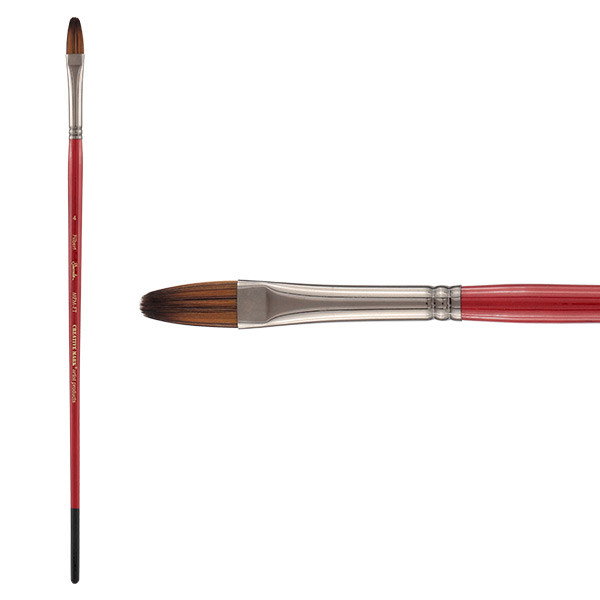 Staccato Series MPM-Ft Long Handle Brush Size 4 Filbert - (89773)