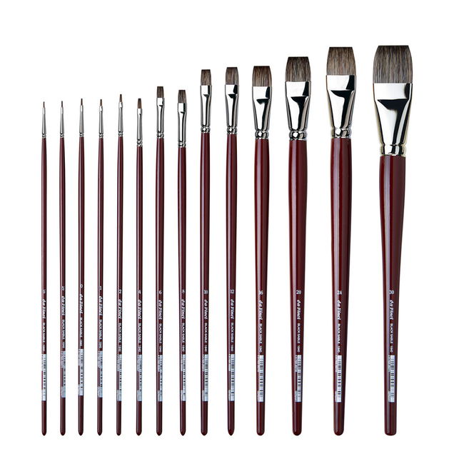 Da Vinci Fitch Black Sable Series Brushes Da Vinci Fitch Black Sable Series Brushes
