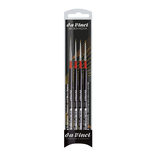 Da Vinci Micro Nova Series 170 Golden Synthetic Detail Brush Set of 4