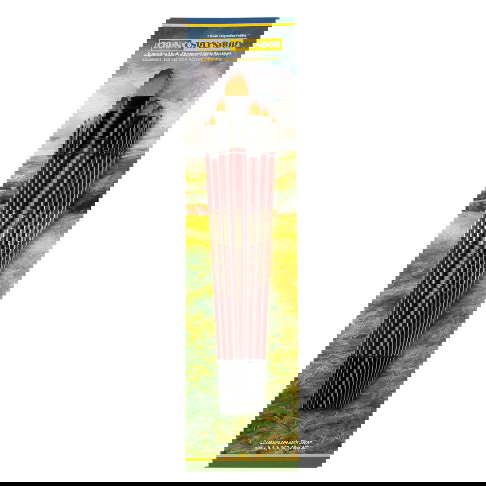 Ebony Splendor Long Handle Brush Sets