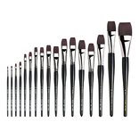 Da Vinci Top Acryl Mixed Media Short Handle Brush Set of 4