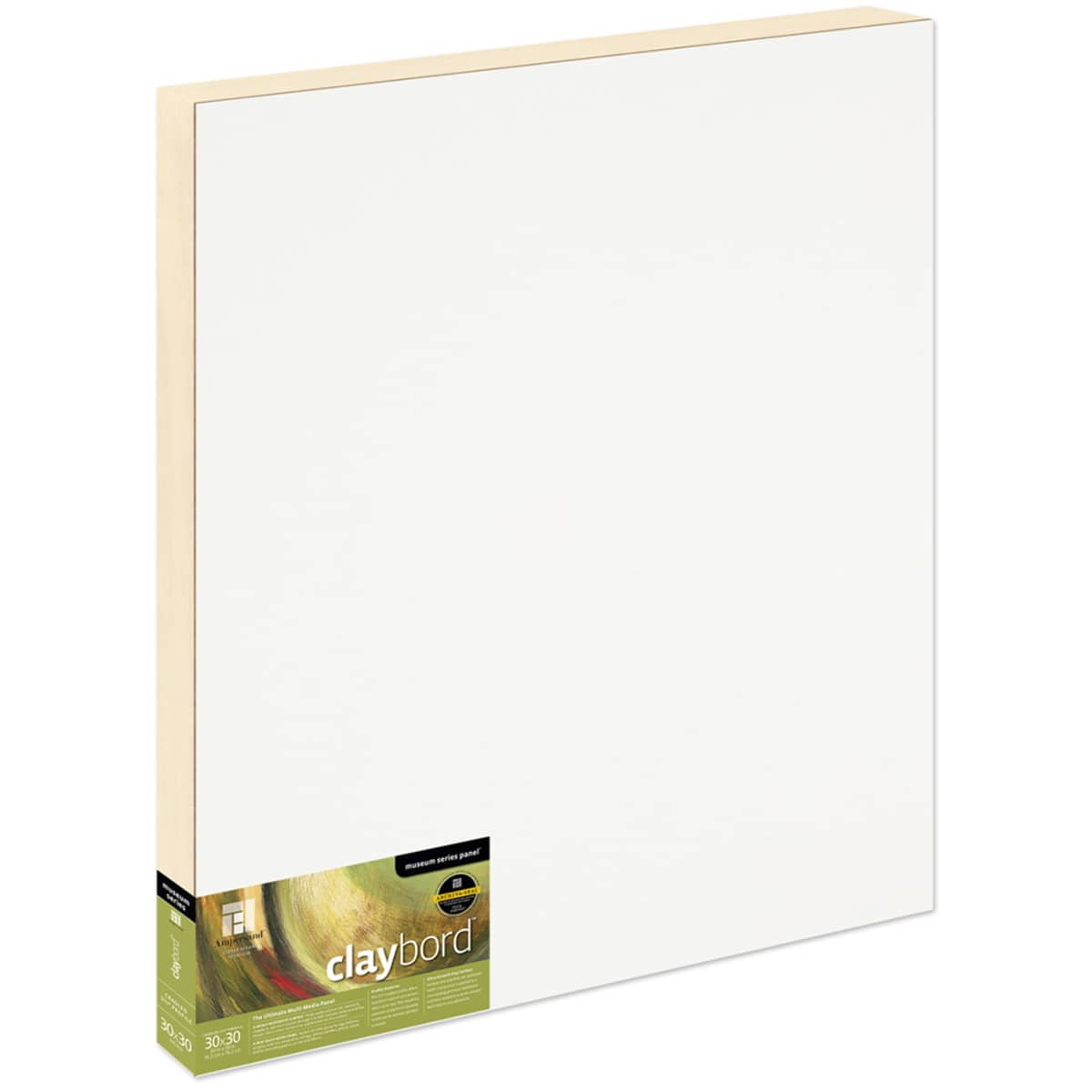 Ampersand Claybord Cradled 1-1/2 inch Deep Panel 30x30 - (200010727)