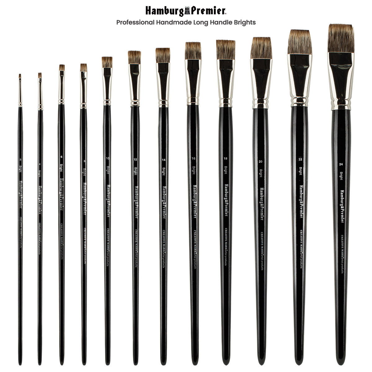 Hamburg Long Handle Badger Brushes