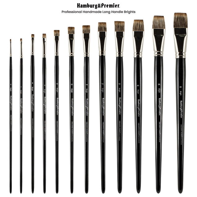 Hamburg Long Handle Badger Brushes Hamburg Long Handle Badger Brushes