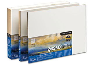 Ampersand Gessobord Cradled 3/4 inch Deep Panel 12x16 - (63370)