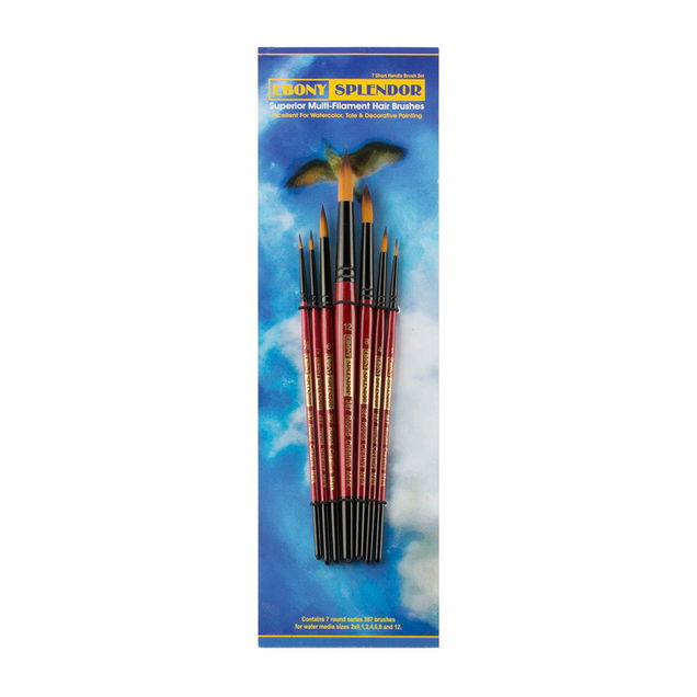Ebony Splendor Short Handle Brush Sets Ebony Splendor Short Handle Brush Sets