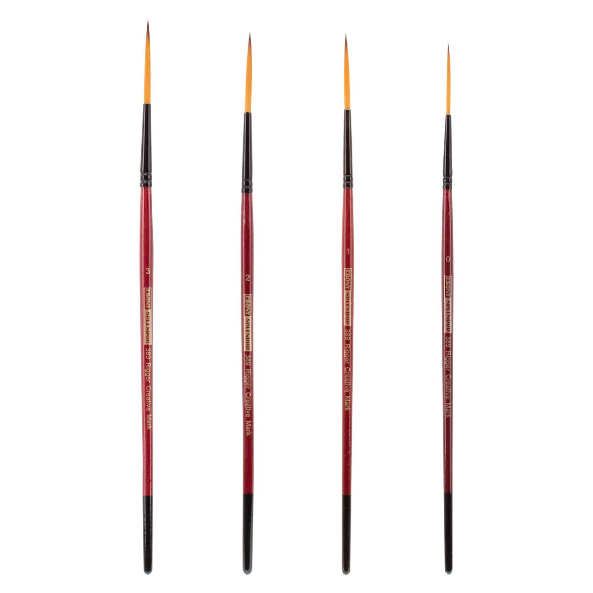 Ebony Splendor Short Handle Brushes